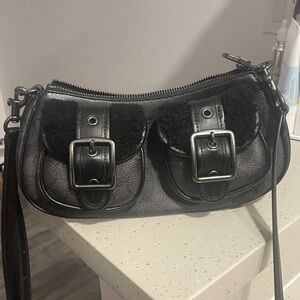 Coach Black Leather Bag